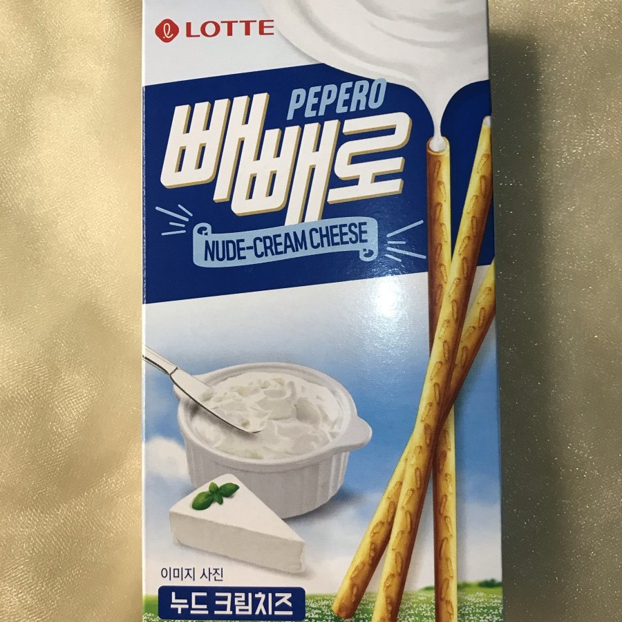 Open Order Lotte Pepero Nude Cream Cheese Hoisam Mart