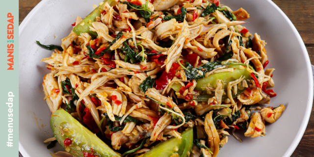 Resep Ayam Suwir Pedas Kemangi, Aroma dan Rasanya Sukses Bikin Ketagihan!