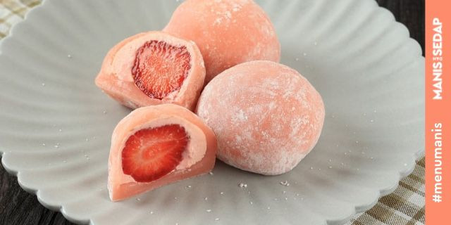 Cara Membuat Mochi Khas Jepang: Ichigo Daifuku Isi Strawberry