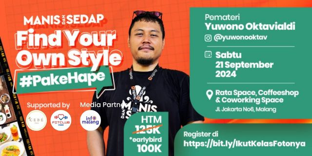 Ngopi Sambil Belajar Find Your Own Style #PakeHape Bareng Yuwono Oktavialdi