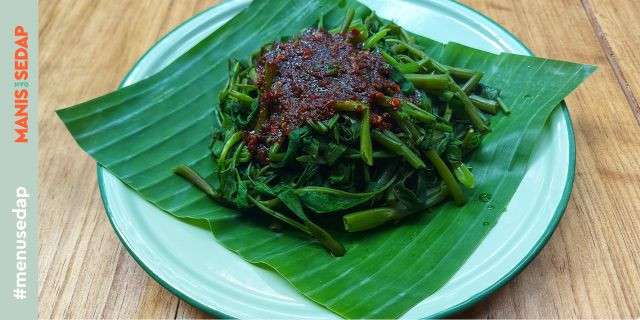 Resep Plecing Kangkung Jawa yang Pedas Manisnya Juara