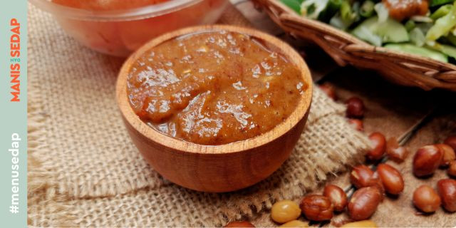 Resep Sambal Kacang Gurih dan Pedas