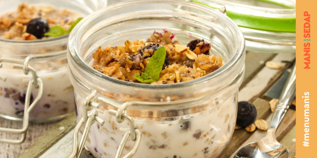 Overnight Oats Sederhana untuk Sahur yang Lezat