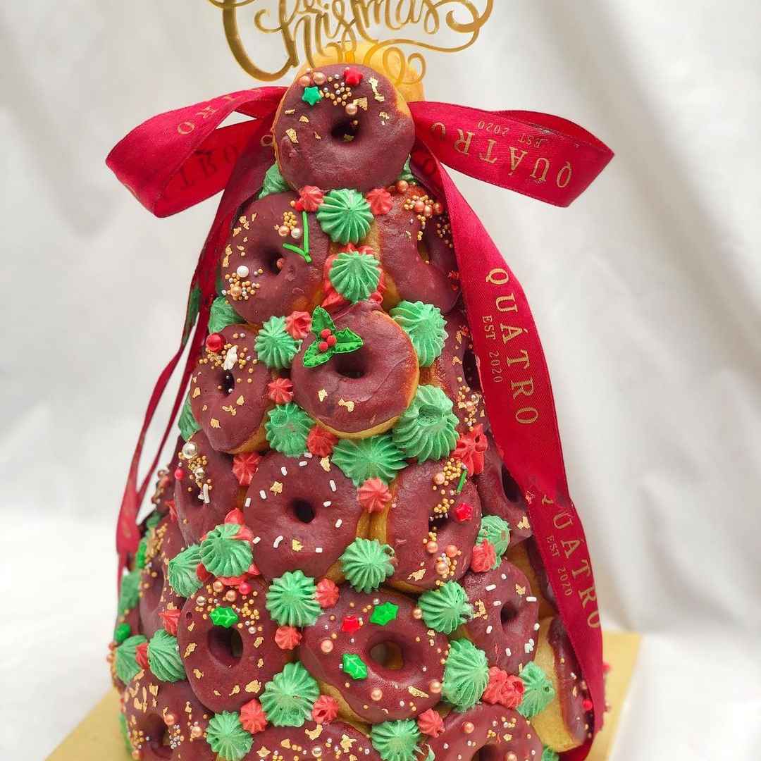 Donut Tower Christmas Edition