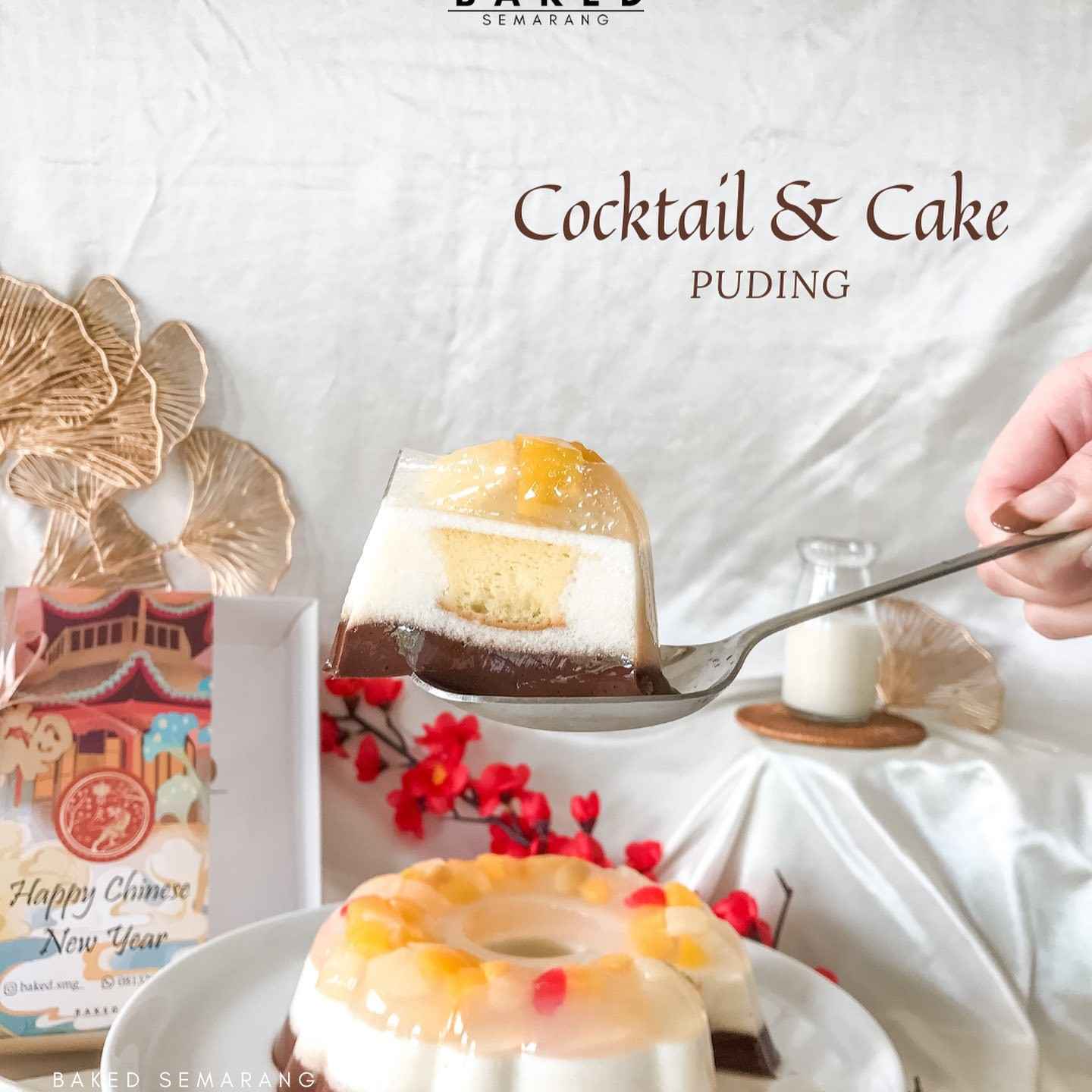 Cocktail & Cake Puding