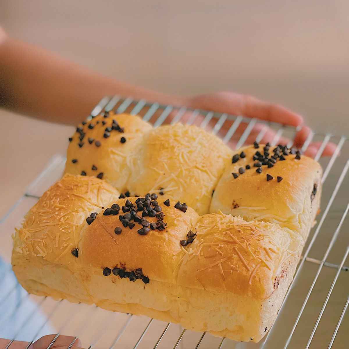 Pillow Choco and Cheese Bread