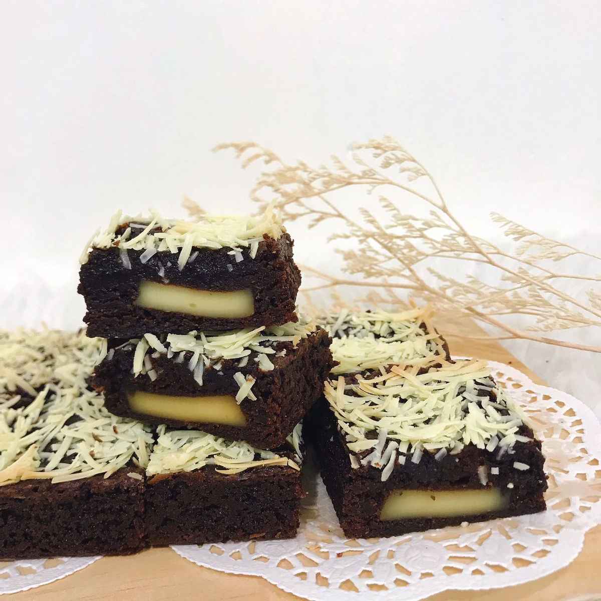 Double Cheese Brownies