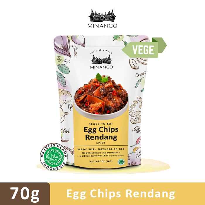 Egg Chips Rendang Telur Talua Spicy