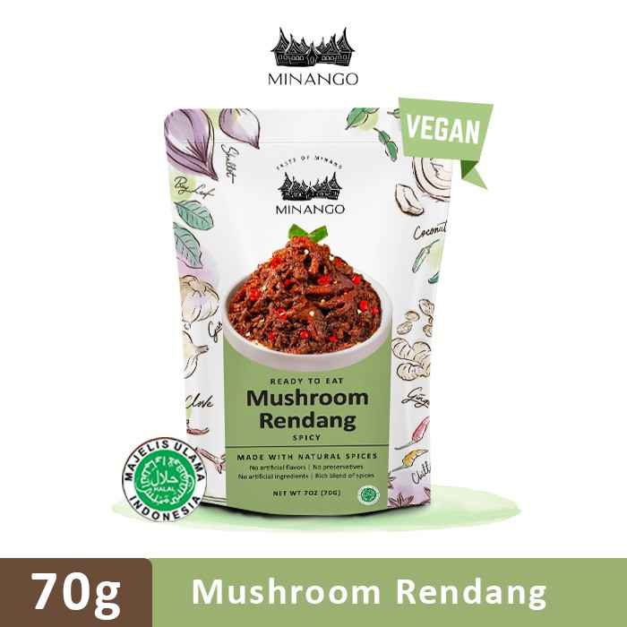 Mushroom Rendang Jamur Spicy