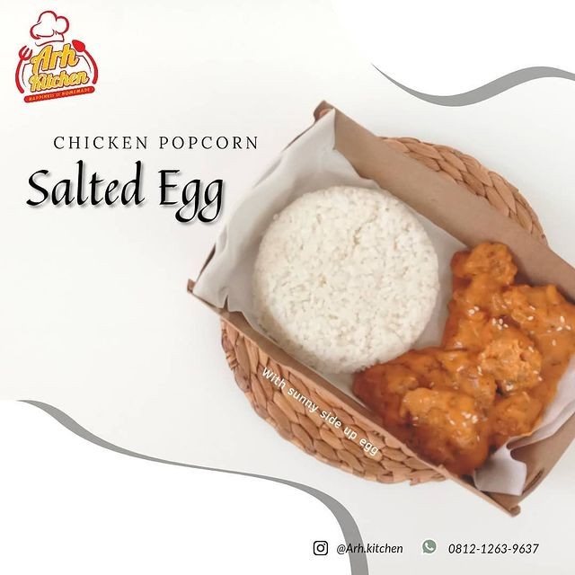 Chicken Popcorn Salted Egg