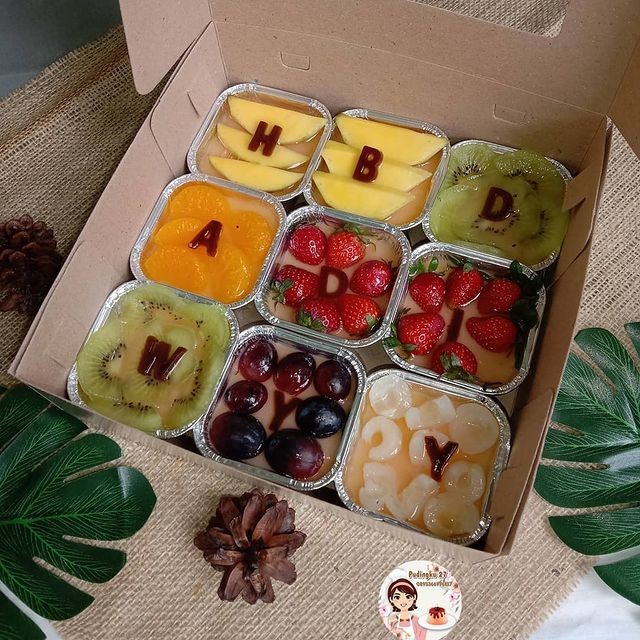 Hampers Puding Buah Cup