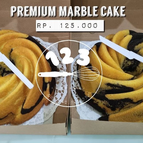 Premium Marble Cake