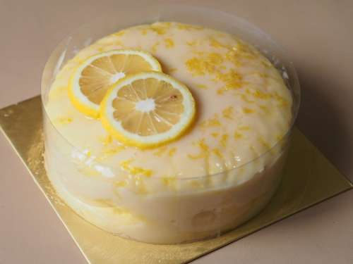 Lemon Cotton Cake with Lemon Curd and Lemon Glaze