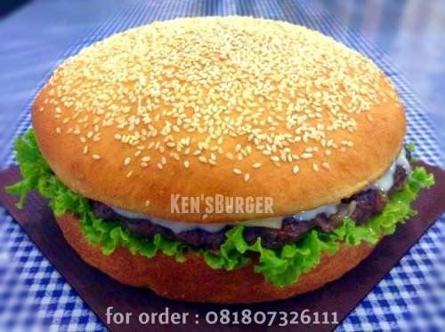 Plain Giant Ken's Burger