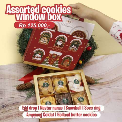Assorted Cookies Window Box