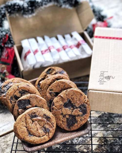 Choco Chunk Cookies Box Christmas edition