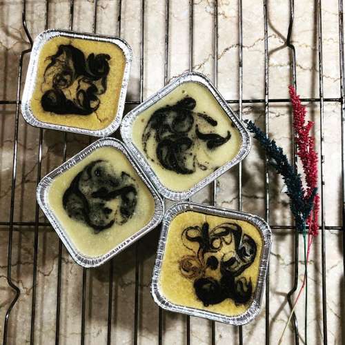 Batik Cheese Melty Brownies