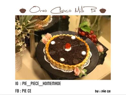 Oreo Choco Milk Pie