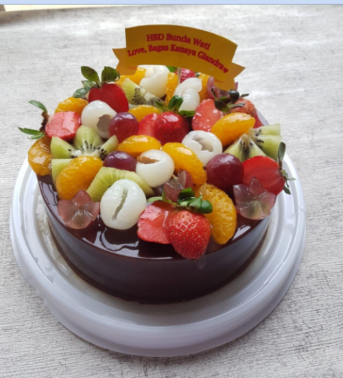 Puding Hias Buah 15cm