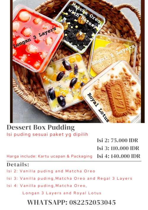 Dessert Box Pudding