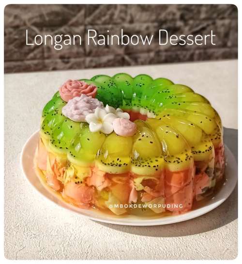 Longan Rainbow Dessert
