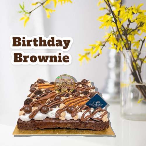 Birthday Brownie size 20cm