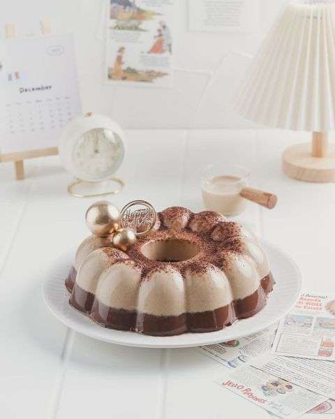 Choco Latte Birthday Pudding