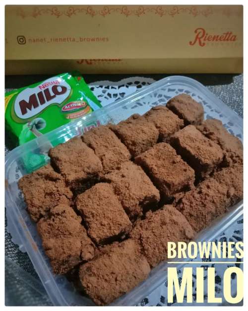 Brownies Milo Rienetta Brownies