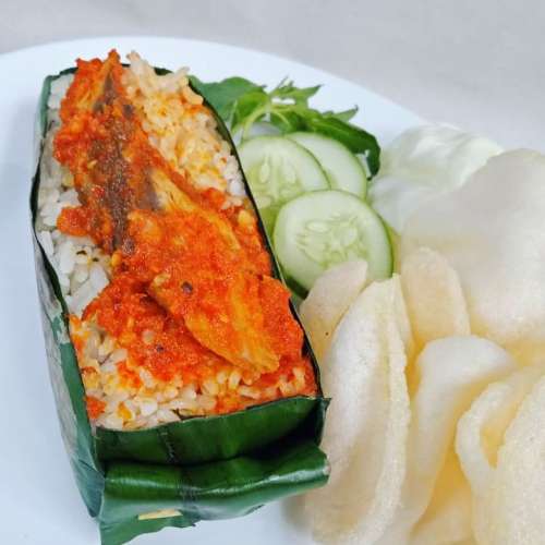 Nasi Bakar Ikan Tongkol