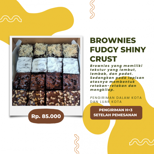 Brownies Fudgy Shiny Crust