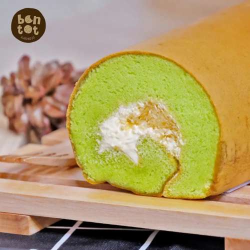 Roll Cake Pandan Keju