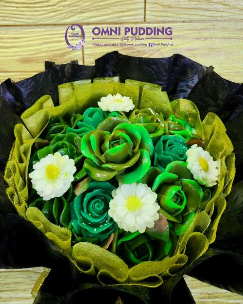 Flower Bouquet Pudding