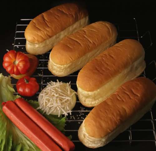 Bread Hotdog Plain