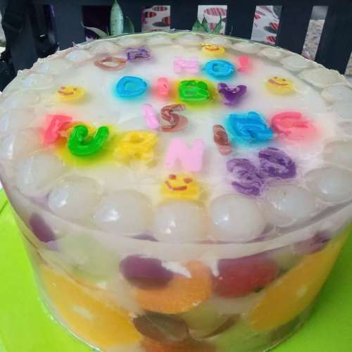 Fruit Jelly Cake