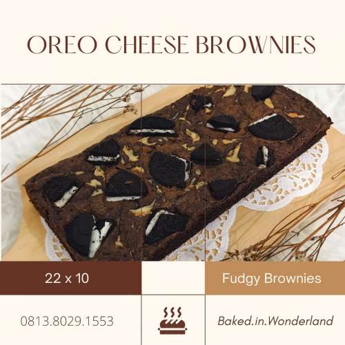 Oreo Cheese Brownies