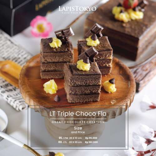 Lapis Tokyo Cake Triple Choco Original Fla