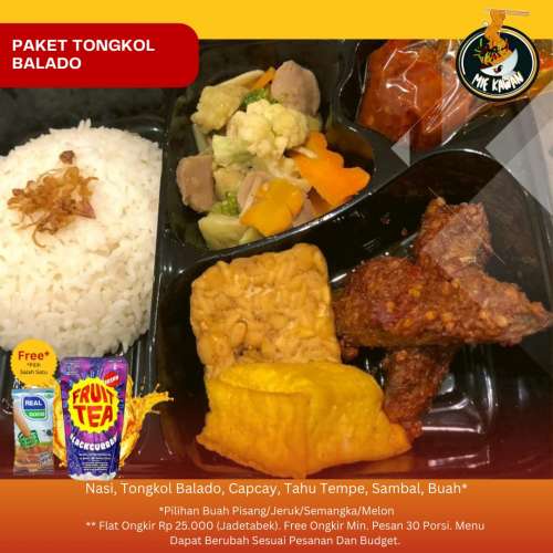 Paket Catering Paket Tongkol Balado