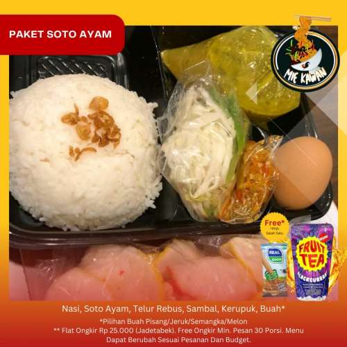 Paket Catering Paket Nasi Soto Ayam