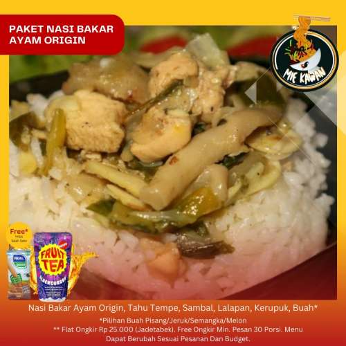 Paket Catering Nasi Bakar Ayam Origin