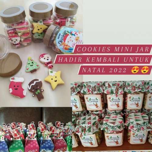 Christmas Cookies Mini Jar