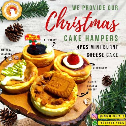 Burnt Cheese Cake Chistmas Hampers