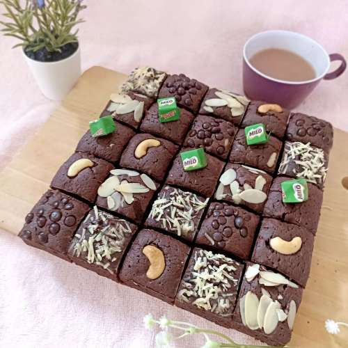 Brownies Panggang Milo Candy