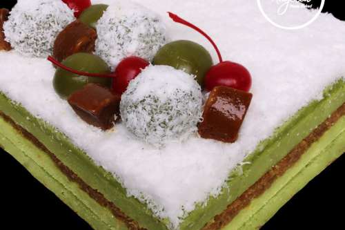 Green Klepon Cake