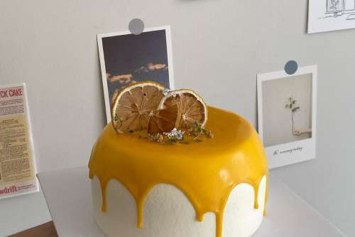 Lemon Chamomile Cake