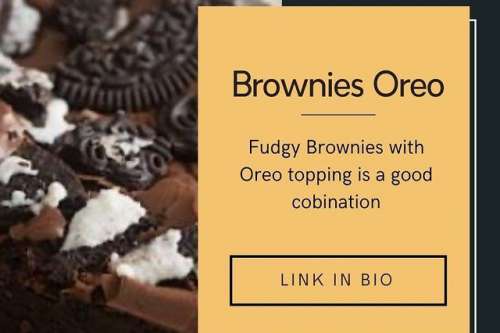 Brownies Oreo