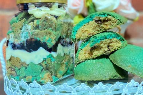 Premium Blue Velvet Cookie in Jar