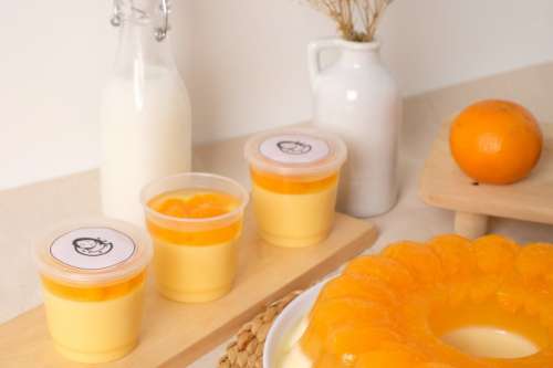 Premium Orange Mandarin Pudding