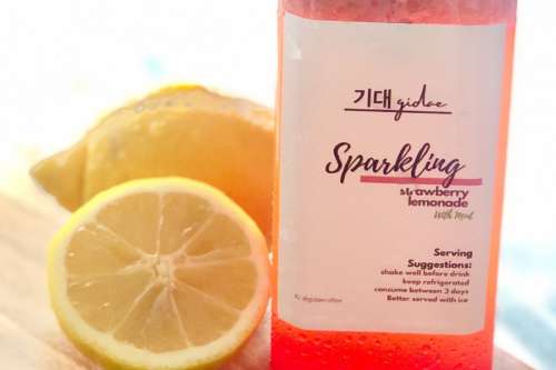 Sparkling Strawberry Lemonade - 250 ml