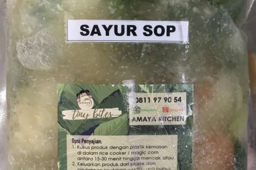 Sayur Sop Frozen By Amaya Kitchen