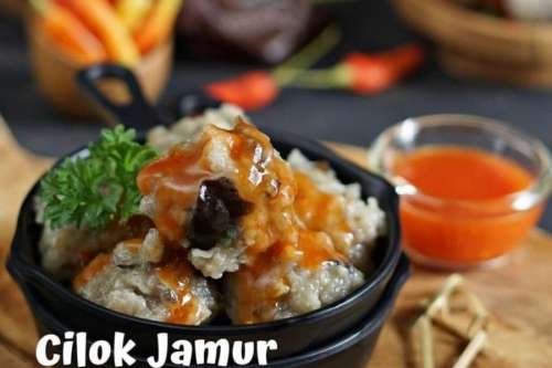 Cilok Djoedes Frozen Jamur Mushroom isi 9 pcs Besar